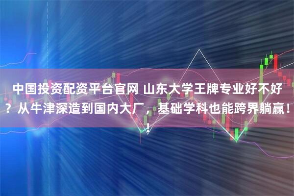 中国投资配资平台官网 山东大学王牌专业好不好？从牛津深造到国内大厂，基础学科也能跨界躺赢！